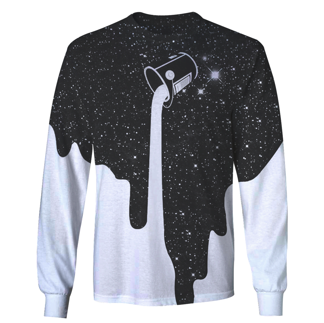 3D All Over Print Dreeping Space Shirt