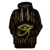 3D All Over Print Egyptian Eye Hoodie
