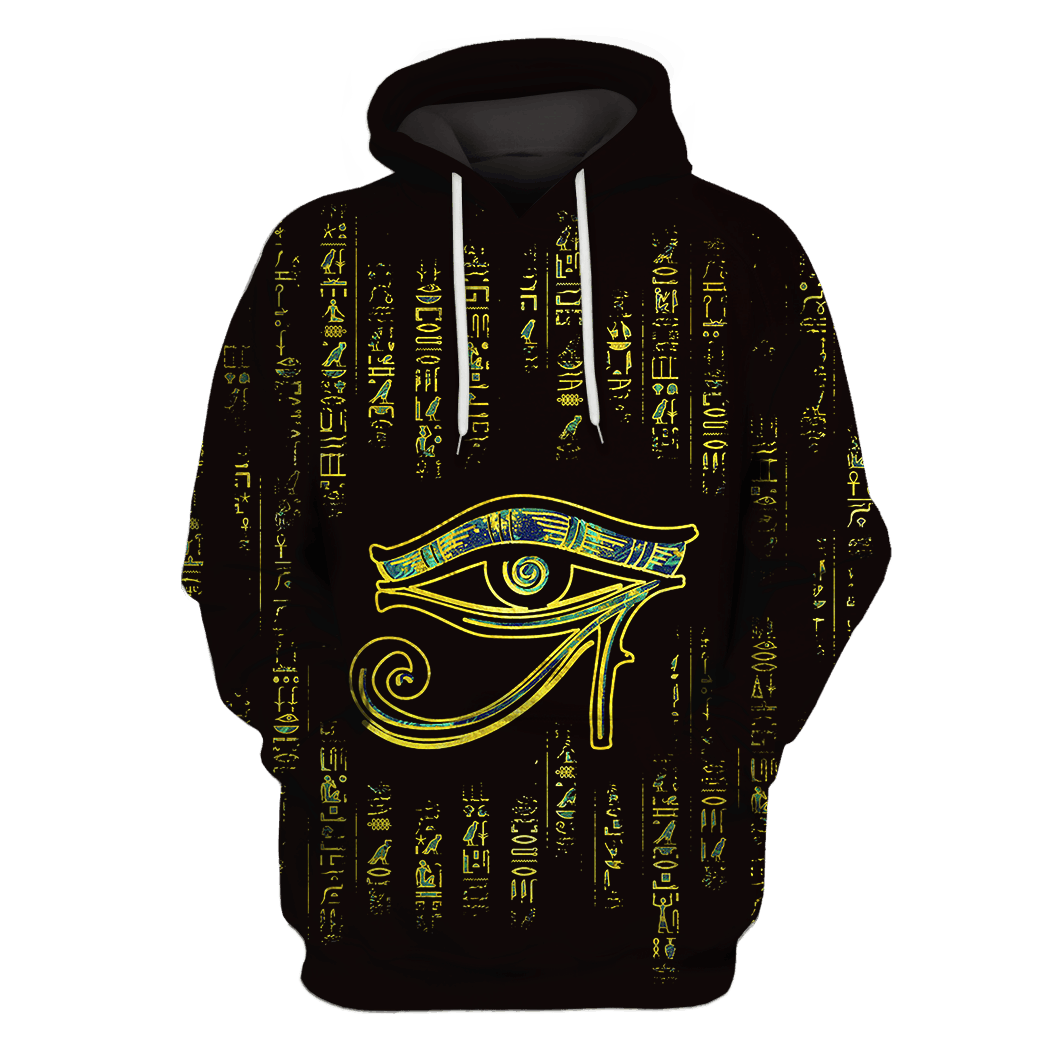 3D All Over Print Egyptian Eye Hoodie