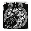 Awesome Hoodied 3D all over print Viking Bedding Set, Fenrir Bedding Sets NQBS0018