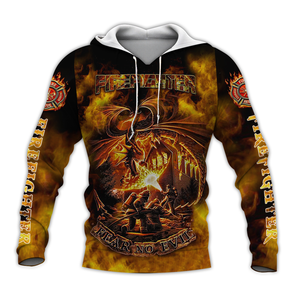 Awesome hoodie 3d all print Firefighter Dragon for Men and Women, T-Shirt, Zip Hoodies, Sweatshirt NQ277