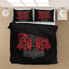 Awesome Hoodied 3D all over print Viking Bedding Set, Fenrir Bedding Sets NQBS0028