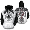 Awesome hoodied 3D ALL Print Fenrir Wolf Black and White-Men and Women Hoodie - HBC0008