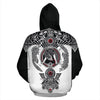Awesome hoodied 3D ALL Print Fenrir Wolf Black and White-Men and Women Hoodie - HBC0008