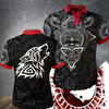 Awesome Hoodie The Danes Vikings Fenrir Wolf Odin Nordic Howl Valhalla Viking Mjolnir 3D All Over Print Polo Shirt DC0101