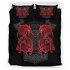 Awesome Hoodied 3D all over print Viking Bedding Set, Fenrir Bedding Sets NQBS0028