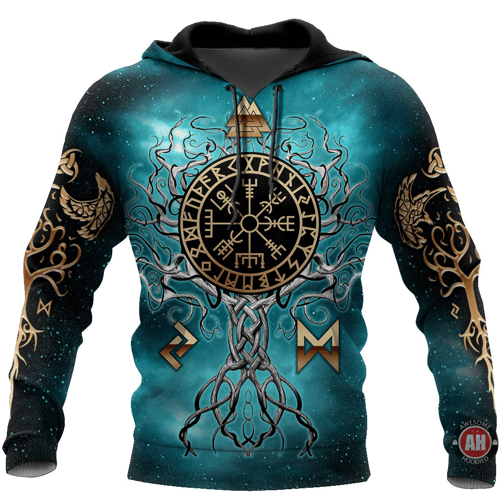 3D All Over Print Norse Tree Of Life HOODIES for Men and Women, T-Shirt, Zip Hoodies, Sweatshirt HBC0024