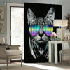 Awesome hoodied Cat Styles Printed 3D Grommet Window Curtains Curtains - HB00012