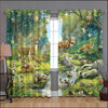 Awesome hoodied Animals Printed 3D Grommet Window Curtains - HB00044