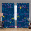 Awesome hoodied Viking Printed 3D Grommet Window Curtains - HB00061