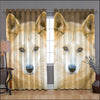 Awesome hoodied Dingo Printed 3D Grommet Window Curtains - HB00045