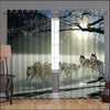 Awesome hoodied A pack of Alaska dogs Printed 3D Grommet Window Curtains - HB00058