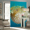 Awesome hoodied Fish Printed 3D Grommet Window Curtains - HB00018
