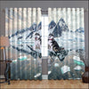 Awesome hoodied Alaska Printed 3D Grommet Window Curtains - HB00046