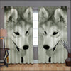 Awesome hoodied Alaska Printed 3D Grommet Window Curtains - HB00040