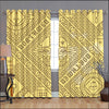 Awesome hoodied Viking Printed 3D Grommet Window Curtains - HB00060