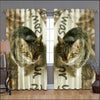 Awesome hoodied Cats Printed 3D Grommet Window Curtains - HB00043