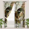 Awesome hoodied Cats Printed 3D Grommet Window Curtains - HB00043