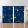 Awesome hoodied Viking Printed 3D Grommet Window Curtains - HB00061