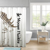 Awesome hoodied Nice Moose Printed 3D Grommet Shower Curtains - HB00043
