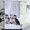 Awesome hoodied A Pack Of Dogs Printed 3D Grommet Window Curtains - HB00028