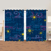 Awesome hoodied Viking Printed 3D Grommet Window Curtains - HB00061