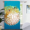 Awesome hoodied Fish Printed 3D Grommet Window Curtains - HB00018