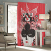 Awesome hoodied Queen Printed 3D Grommet Window Curtains - HB0009
