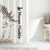 Awesome hoodied Nice Moose Printed 3D Grommet Shower Curtains - HB00043