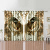 Awesome hoodied Cats Printed 3D Grommet Window Curtains - HB00043