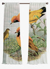 Awesome hoodied Birds Printed 3D Grommet Window Curtains - HB00021