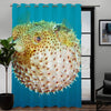 Awesome hoodied Fish Printed 3D Grommet Window Curtains - HB00018
