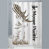 Awesome hoodied Nice Moose Printed 3D Grommet Shower Curtains - HB00043