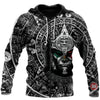 3D All Over Print Aztec Warrior Mexican HOODIES for Men, Zip Hoodies, Sweatshirt HBC0025