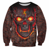 Awesome hoodie 3d all print Fireball Skull Alcohol for Men and Women, T-Shirt, Zip Hoodies, Sweatshirt NQ330