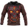 Awesome hoodie 3d all print Fireball Skull Alcohol for Men and Women, T-Shirt, Zip Hoodies, Sweatshirt NQ330