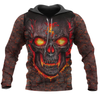 Awesome hoodie 3d all print Fireball Skull Alcohol for Men and Women, T-Shirt, Zip Hoodies, Sweatshirt NQ330
