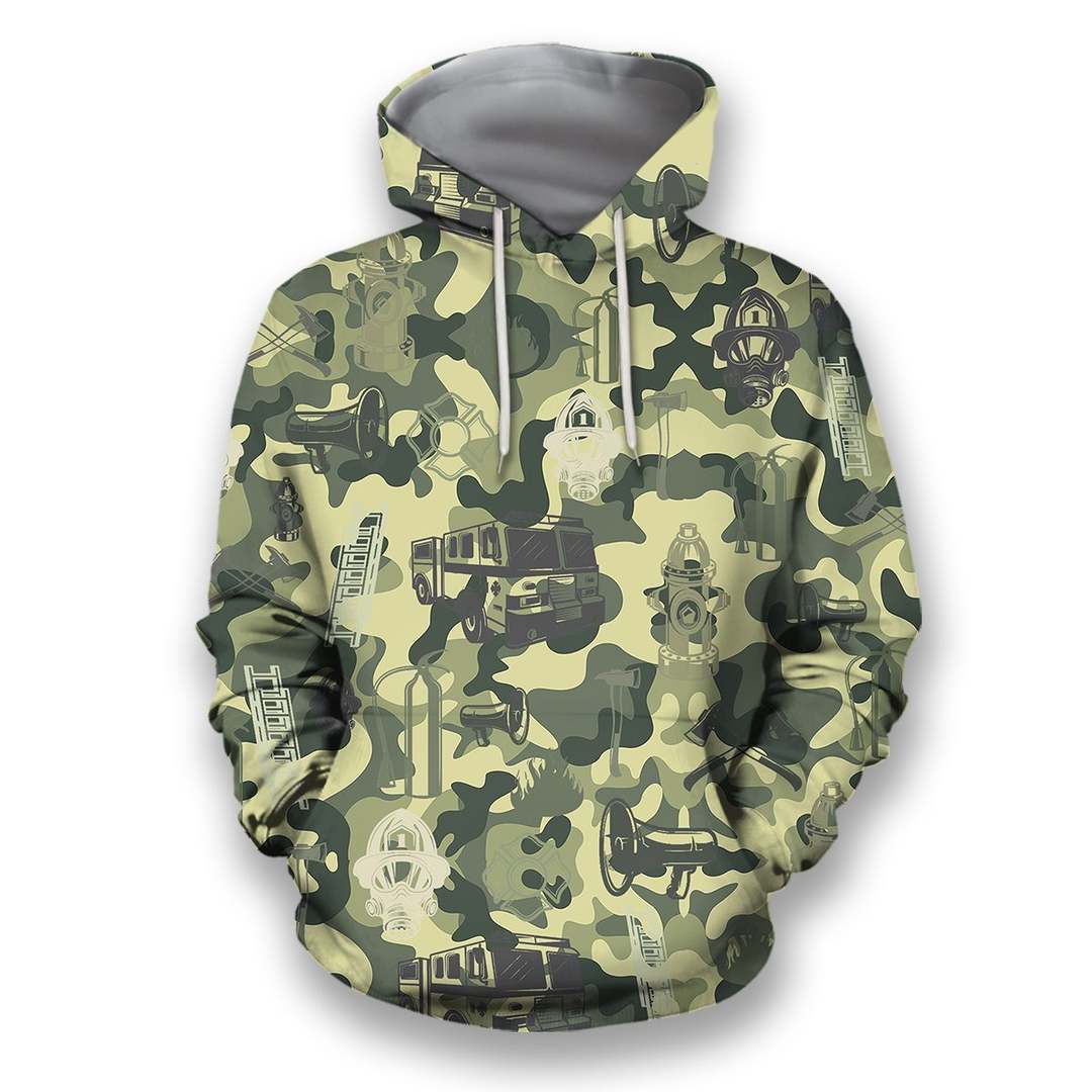 All Over Printed Firefighter Shirts