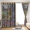 Awesome hoodied Flowers Viking Art Printed 3D Grommet Window Curtains NQC0028