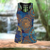 Awesome Hoodie 3D All Over Print Fractal Mandala Combo Tank + Legging NQLG10