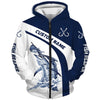 Awesome hoodie 3D ALL Print Marlin Fishing -Men and Women Zip Hoodies- ND001