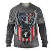 Awesome Hoodie 3D All Over Print Electrician US Flag - Customize Name for Men and Women Hoodie, T-Shirt, Zip Hoodies, Sweatshirt DC079