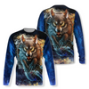 Awesome hoodie 3d all print Galaxy Wolf for Men and Women, T-Shirt, Zip Hoodies, Sweatshirt NQ414
