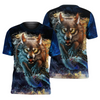 Awesome hoodie 3d all print Galaxy Wolf for Men and Women, T-Shirt, Zip Hoodies, Sweatshirt NQ414