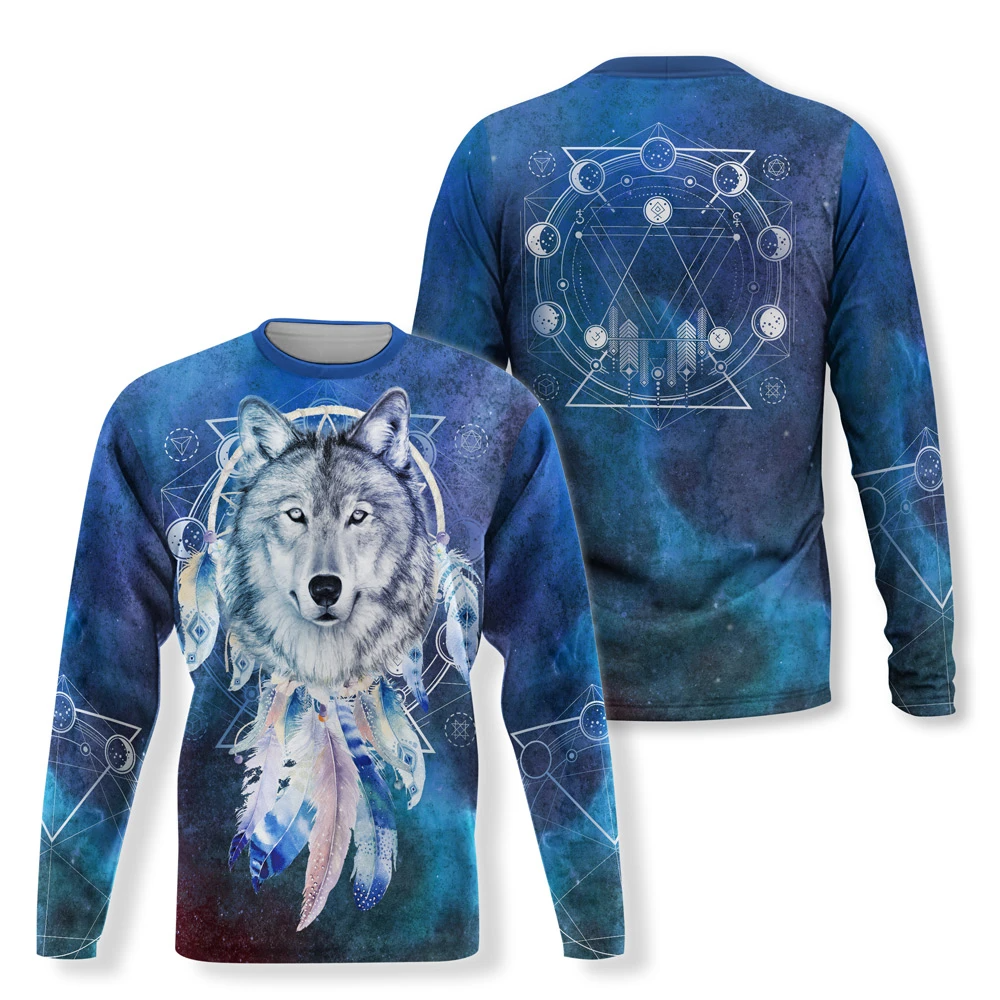 Awesome hoodie 3d all print Galaxy Wolf for Men and Women, T-Shirt, Zip Hoodies, Sweatshirt NQ415