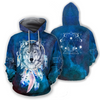 Awesome hoodie 3d all print Galaxy Wolf for Men and Women, T-Shirt, Zip Hoodies, Sweatshirt NQ415