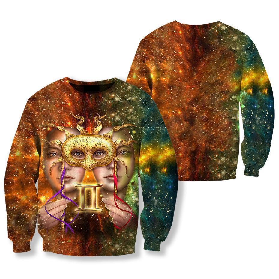 All Over Printed Gemini Hoodie