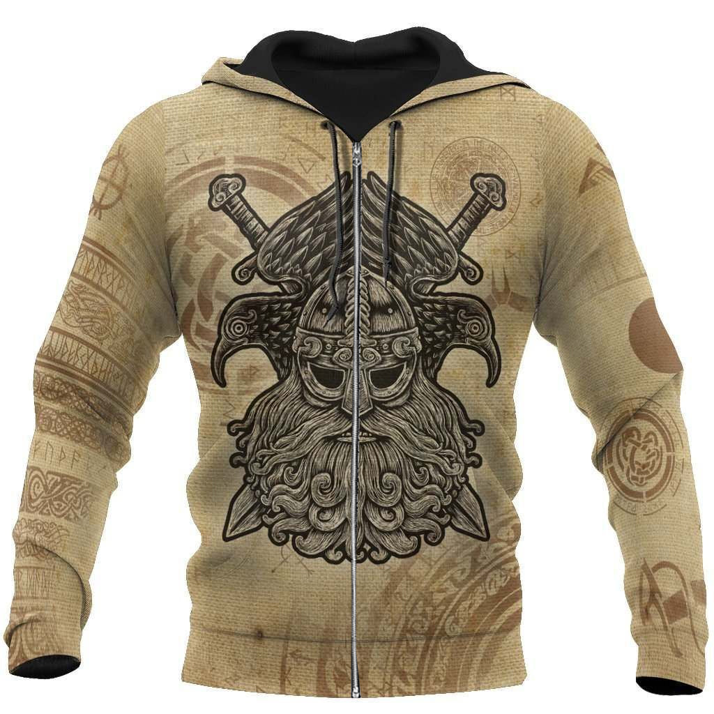 Awesome hoodie 3d all print God Of Viking for Men and Women, T-Shirt, Zip Hoodies NQ206