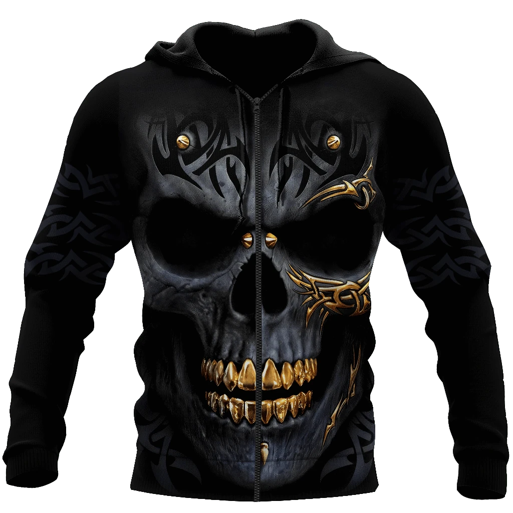 Awesome hoodie 3d all print Golden Skull Art Skulls for Men and Women, T-Shirt, Zip Hoodies, Sweatshirt NQ138