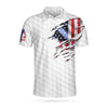 Awesome Hoodie Golf American Flag 3D All Over Print Polo Shirt DC099